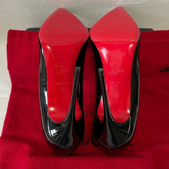 Christian Louboutin So Kate’s in 120mm. Glossy Black patent. EU38 - Picture 8 of 10